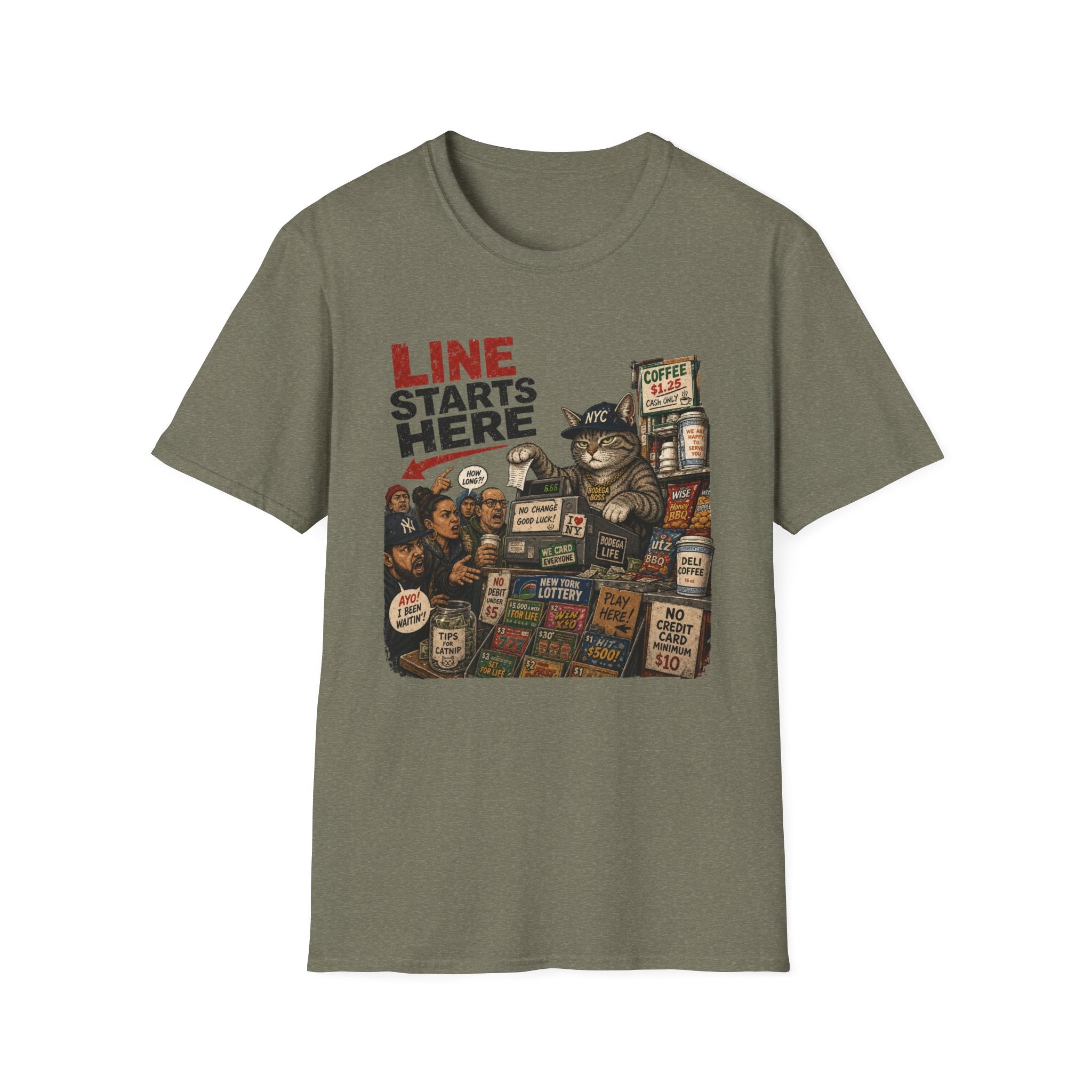 Line Starts Here T-Shirt