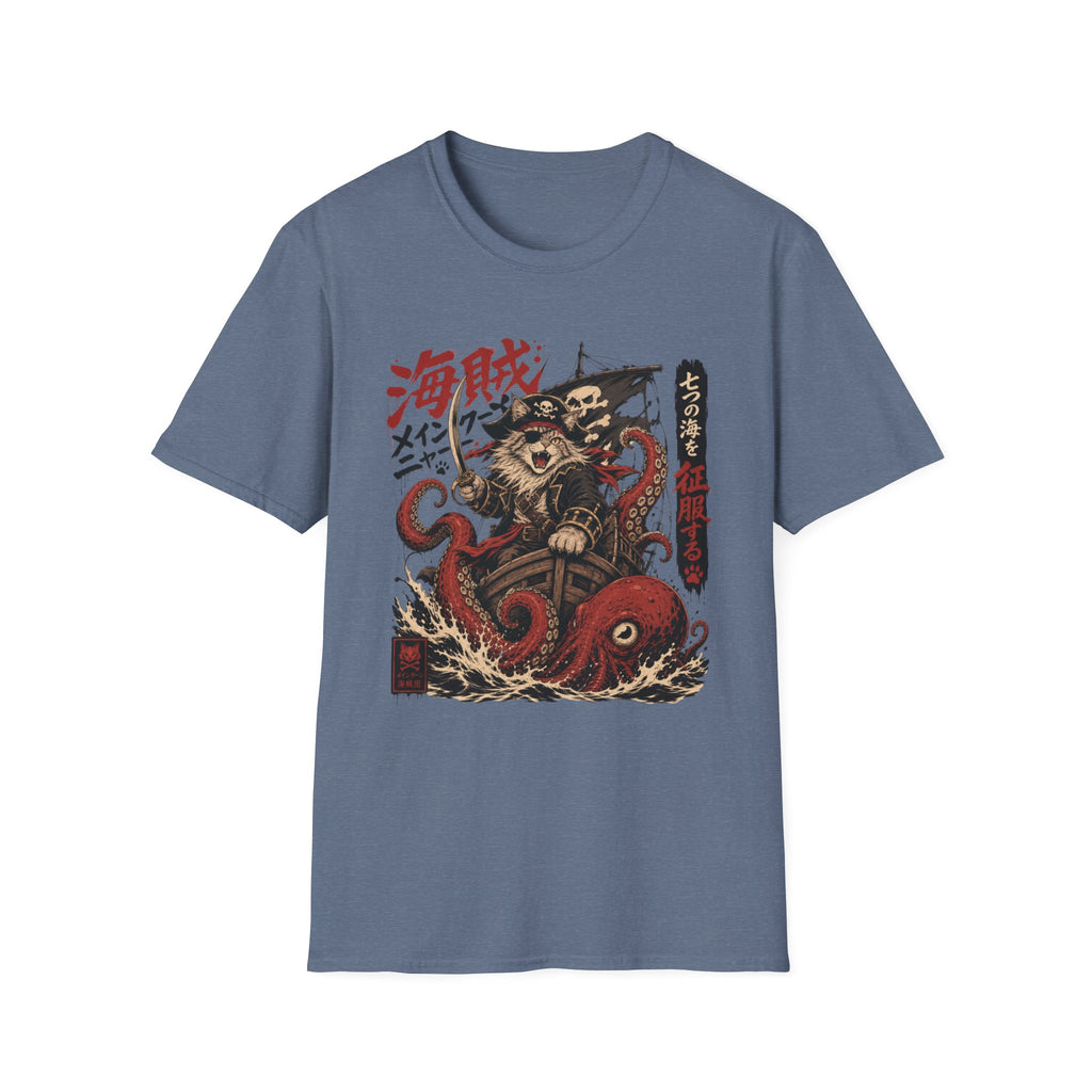 Pirate Cat & Kraken T-Shirt