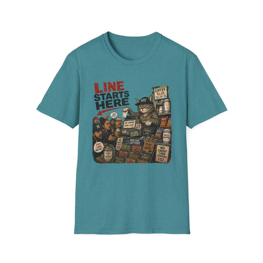Line Starts Here T-Shirt