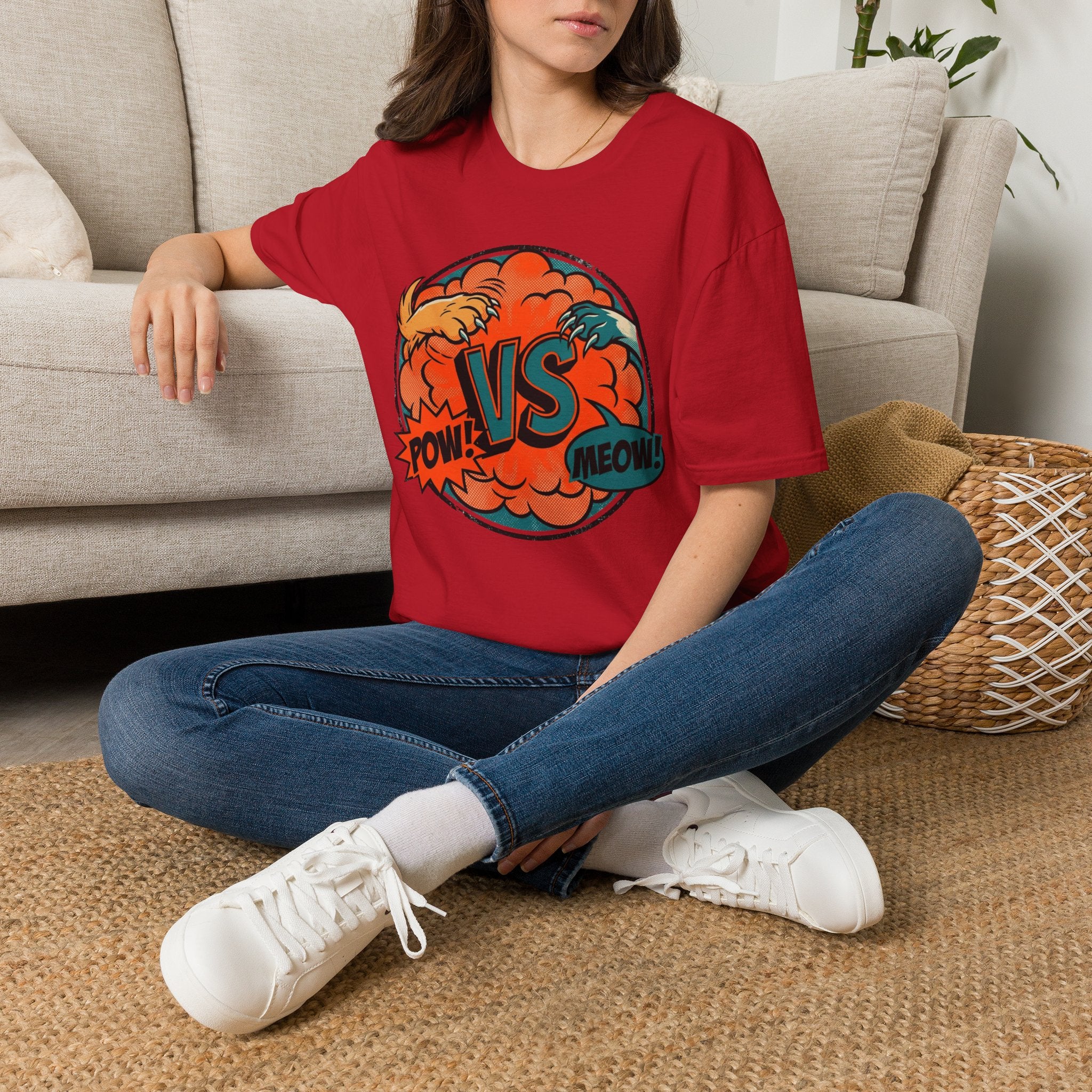 Pow vs Meow T-Shirt