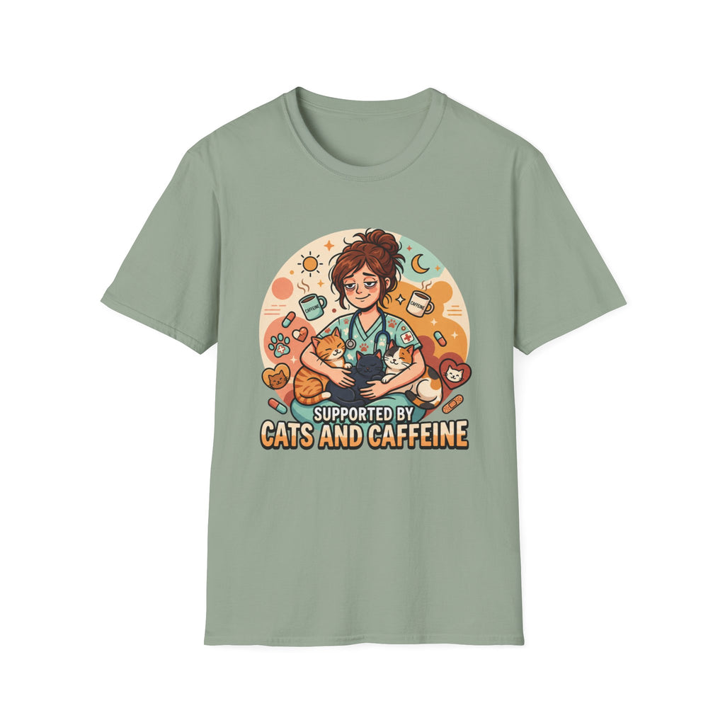 Cat & Caffeine T-Shirt
