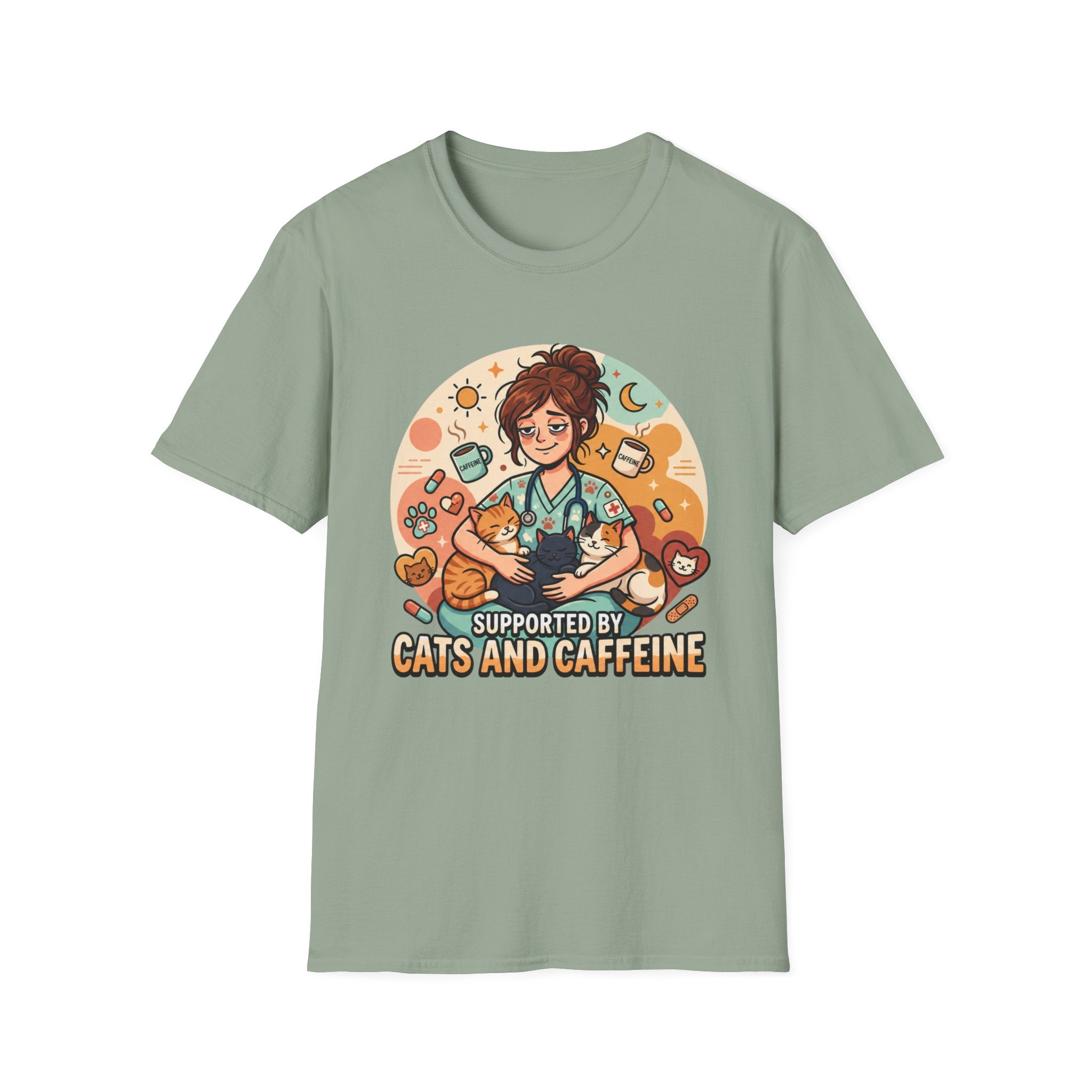 Cat & Caffeine T-Shirt