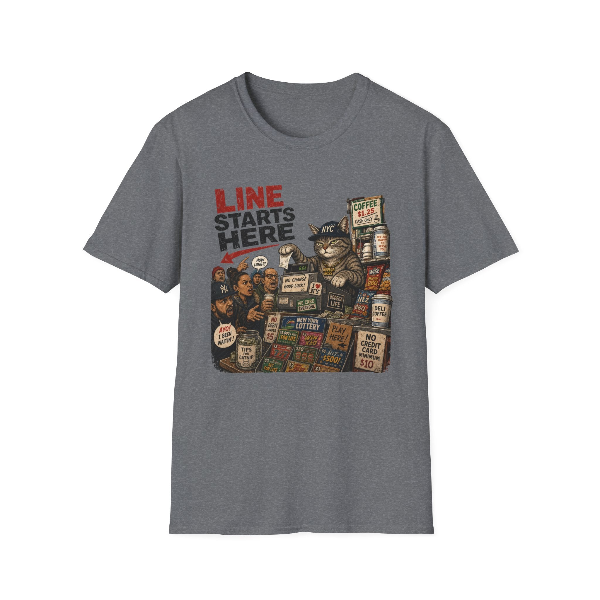 Line Starts Here T-Shirt