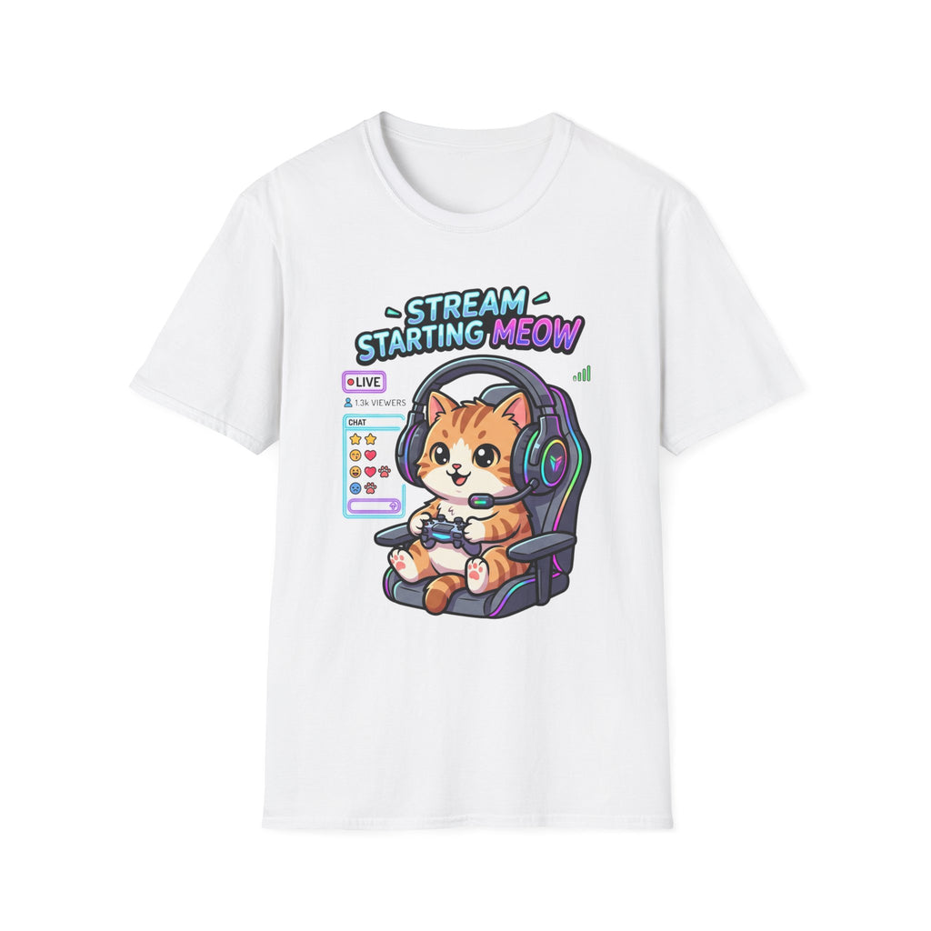 Stream Starting Meow T‑Shirt