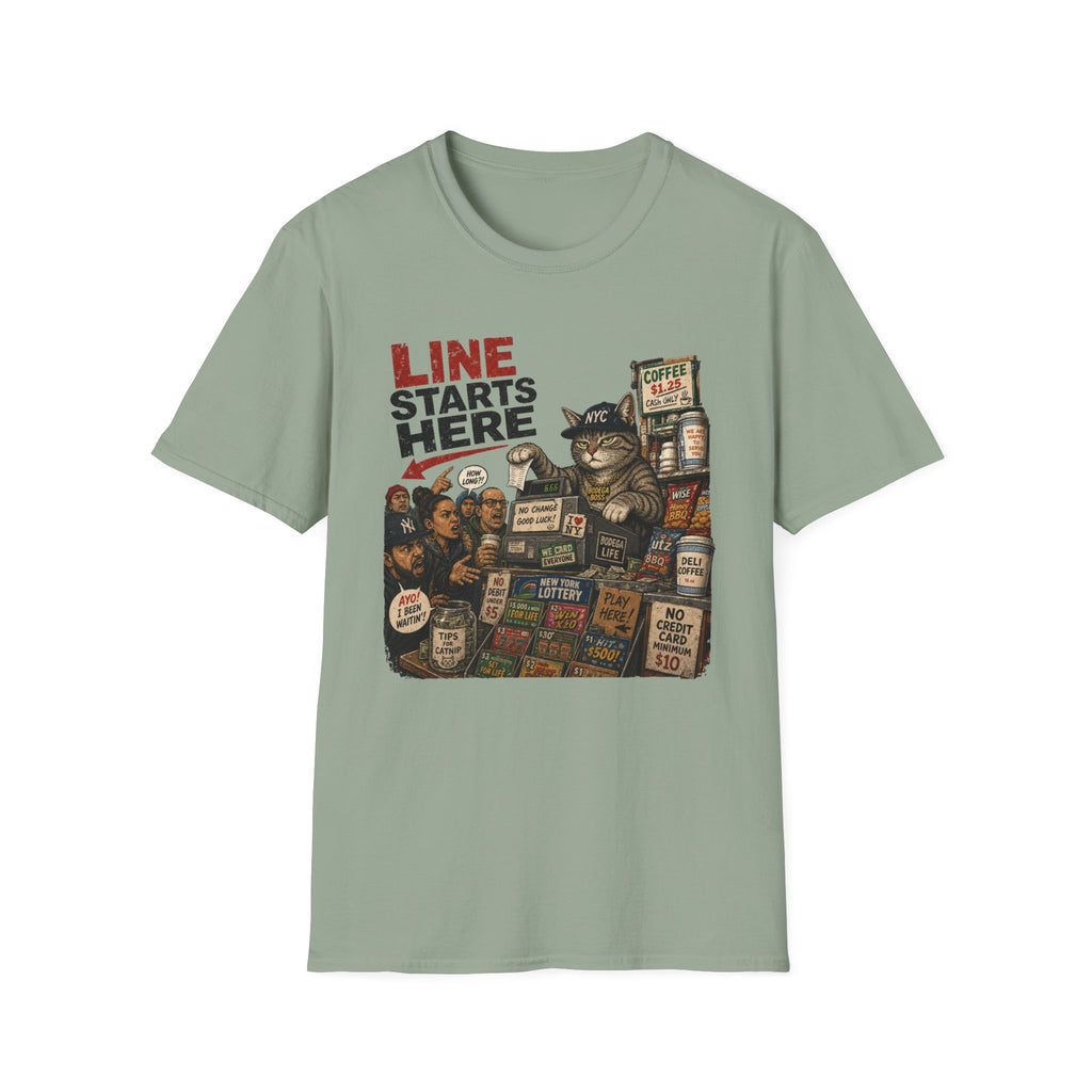 Line Starts Here T-Shirt