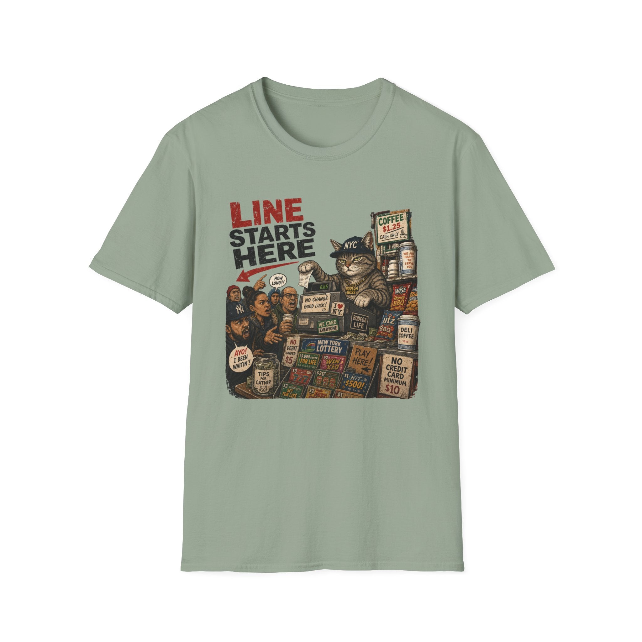 Line Starts Here T-Shirt