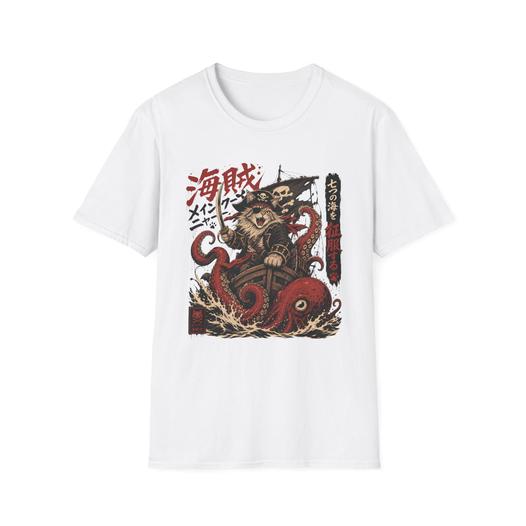 Pirate Cat & Kraken T-Shirt