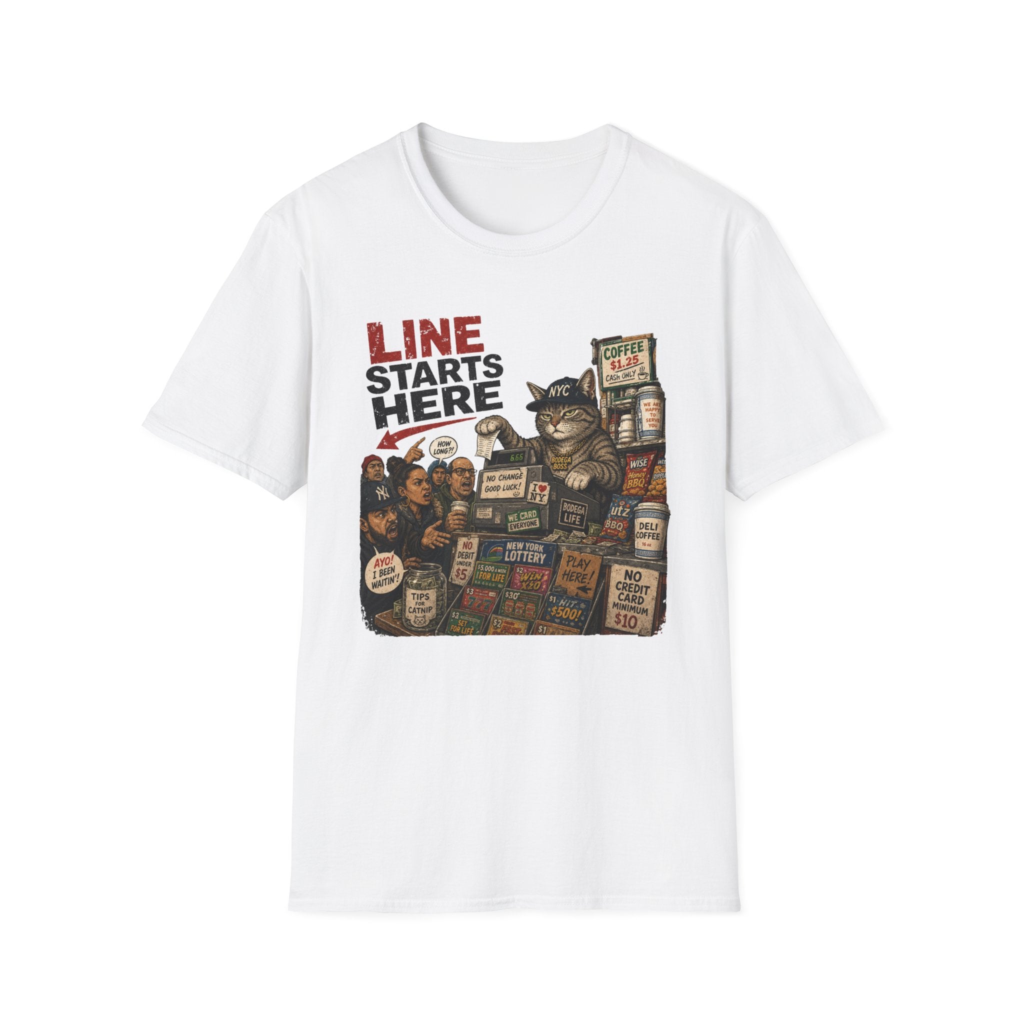 Line Starts Here T-Shirt