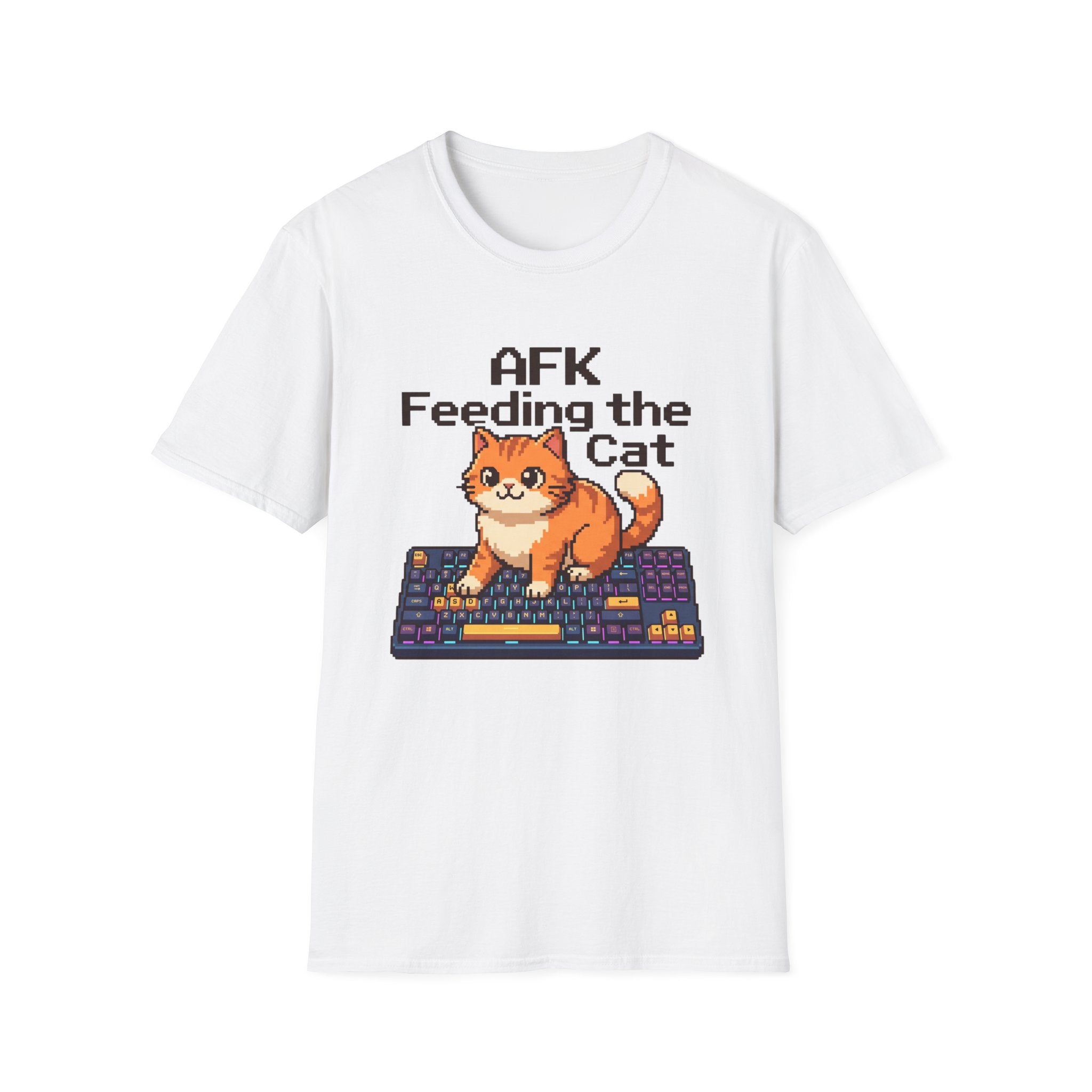 AFK Feeding Cat T-Shirt