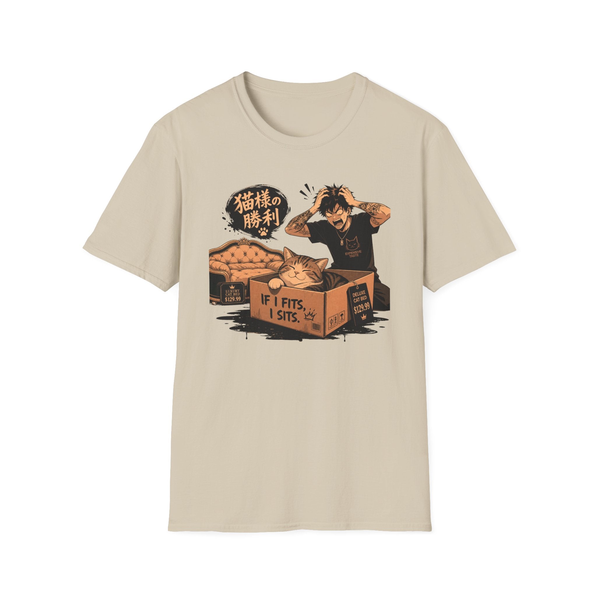 Cat and Box T-Shirt