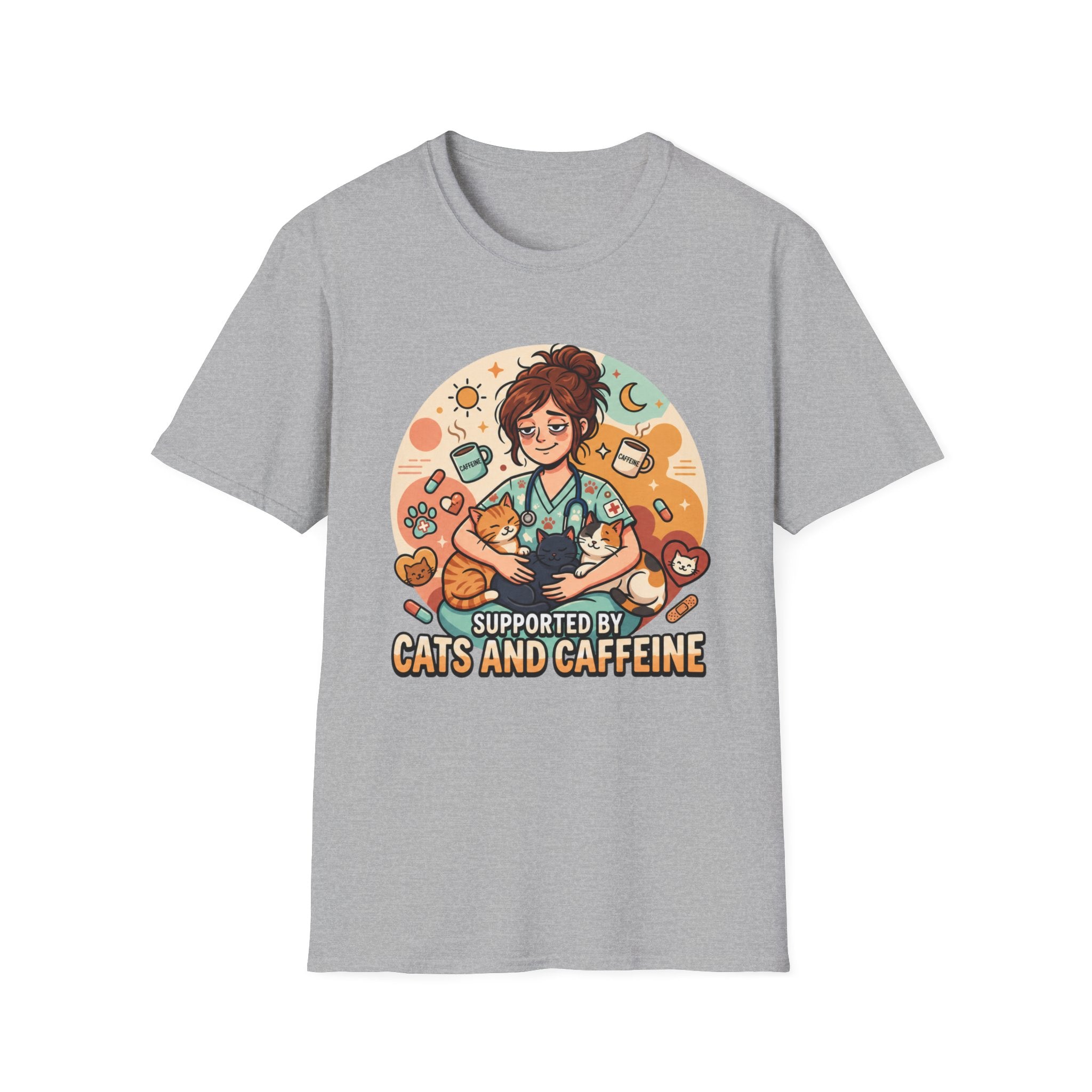 Cat & Caffeine T-Shirt