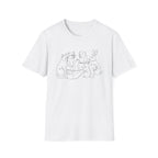 Line Art Cat & Friends T-shirt