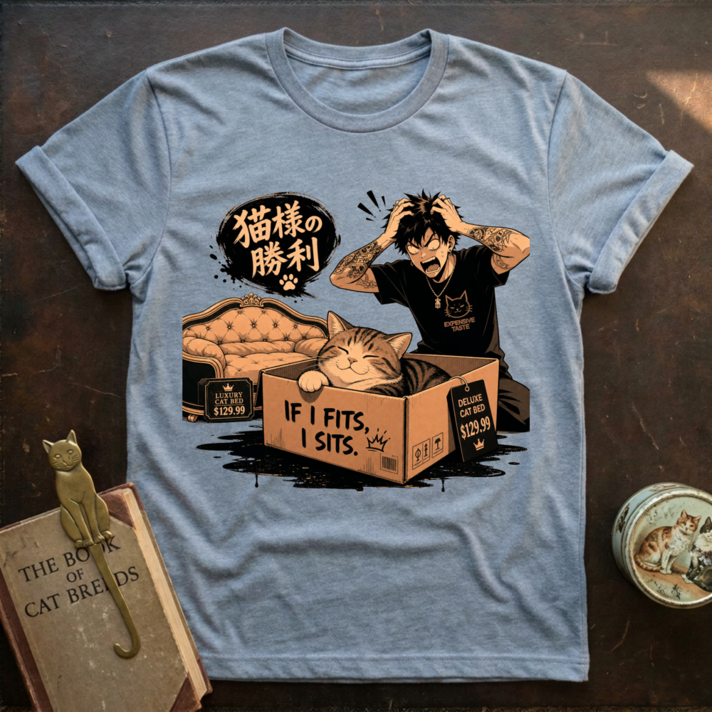 Cat and Box T-Shirt