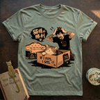 Cat and Box T-Shirt