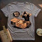 Cat and Box T-Shirt