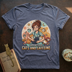 Cat & Caffeine T-Shirt