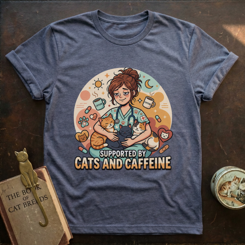 Cat & Caffeine T-Shirt