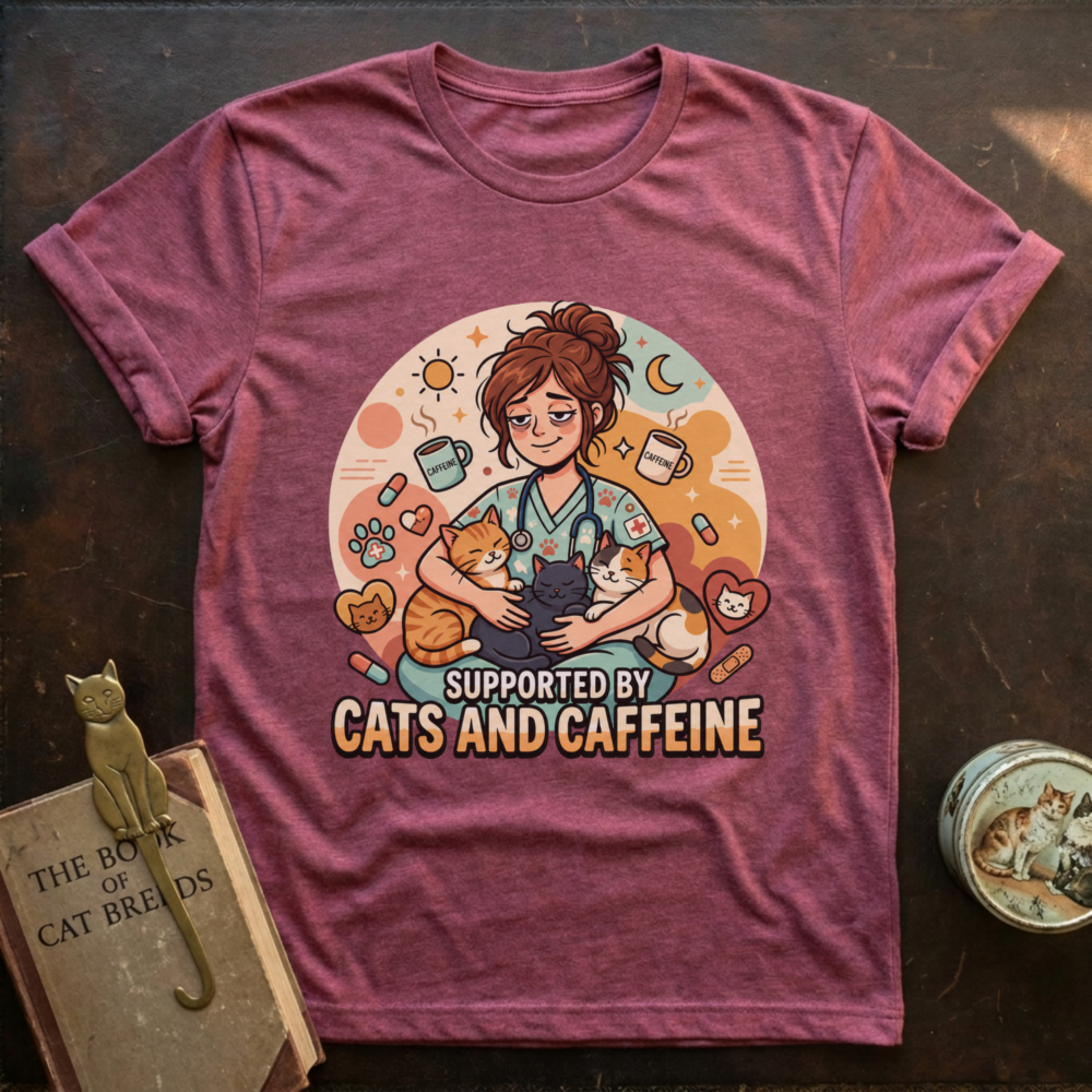 Cat & Caffeine T-Shirt