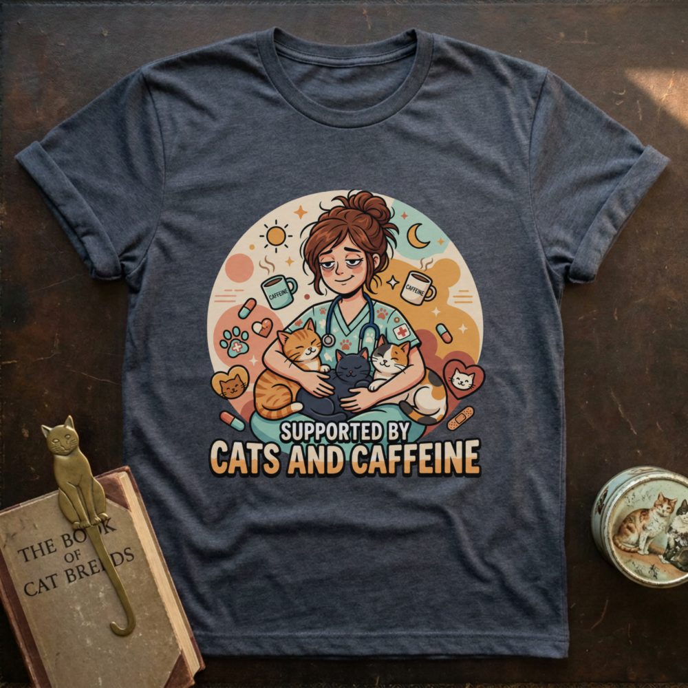 Cat & Caffeine T-Shirt