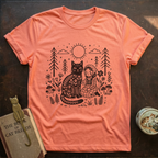 Cat & Girl T-Shirt