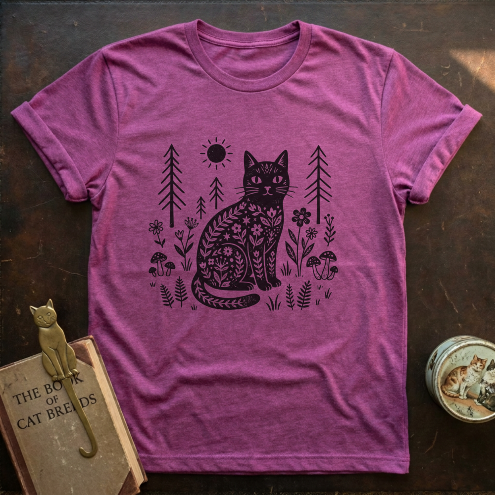 Cat In Forest T-Shirt