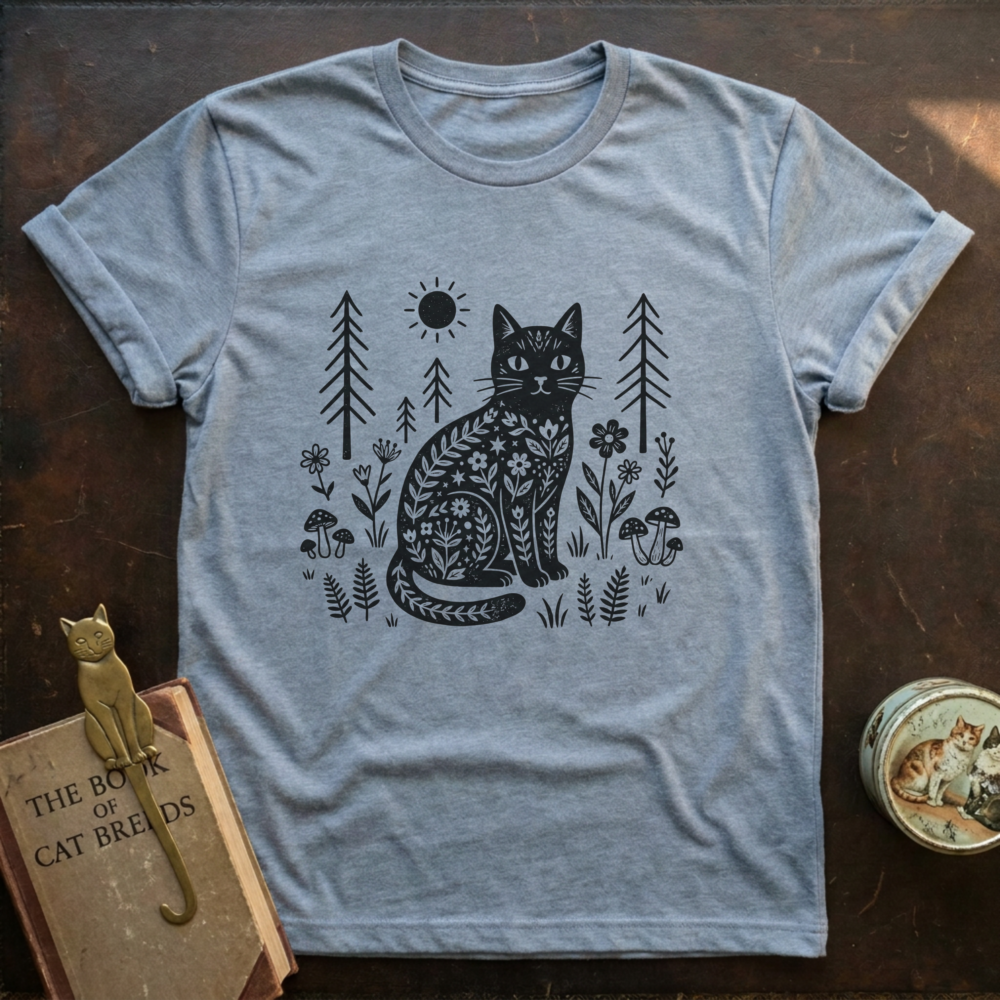 Cat In Forest T-Shirt