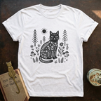 Cat In Forest T-Shirt