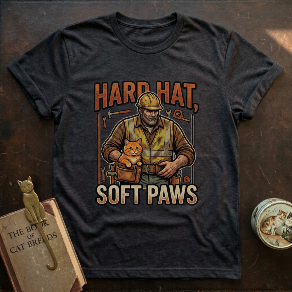 Hard Hat, Soft Paws T-Shirt