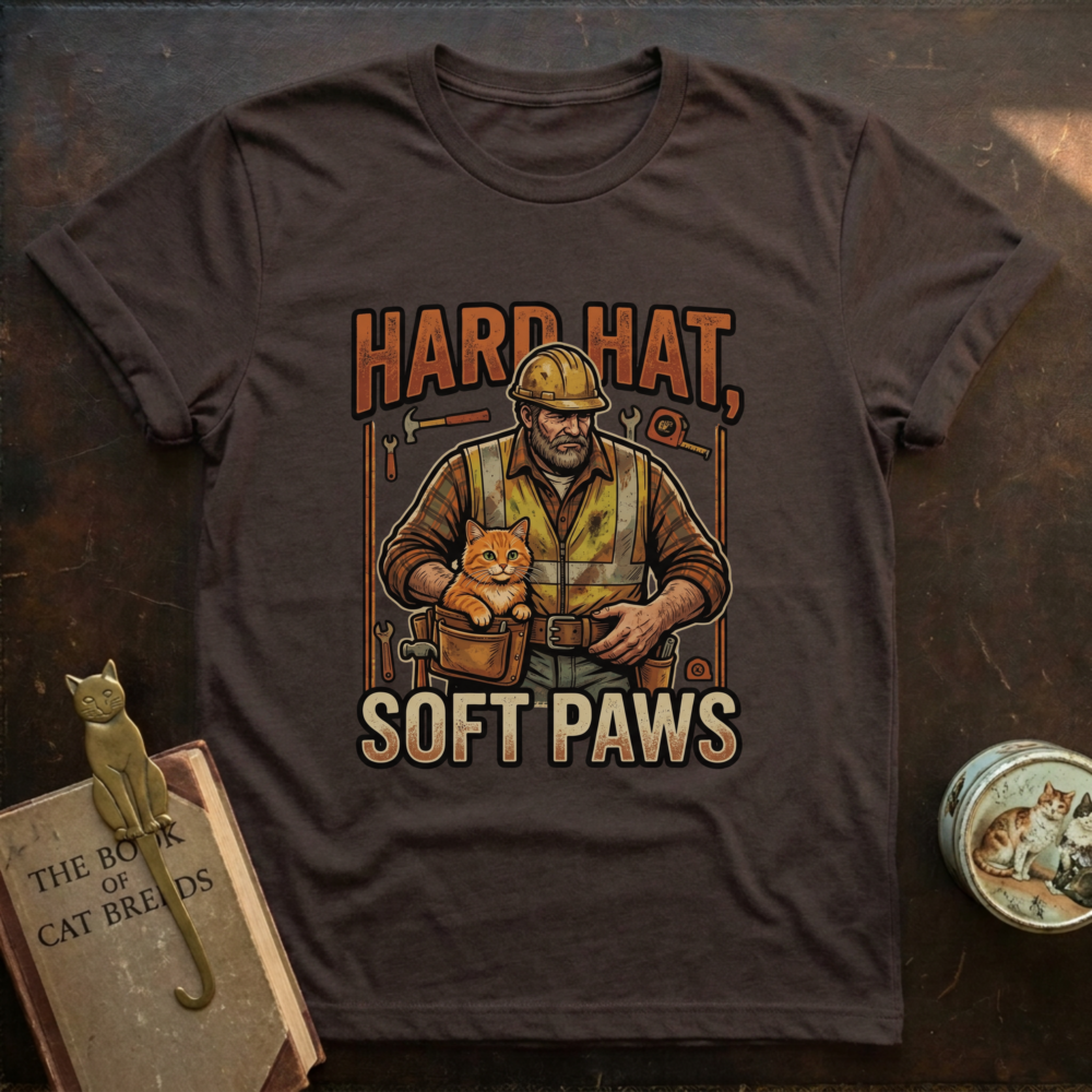 Hard Hat, Soft Paws T-Shirt