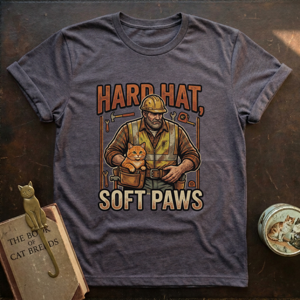 Hard Hat, Soft Paws T-Shirt