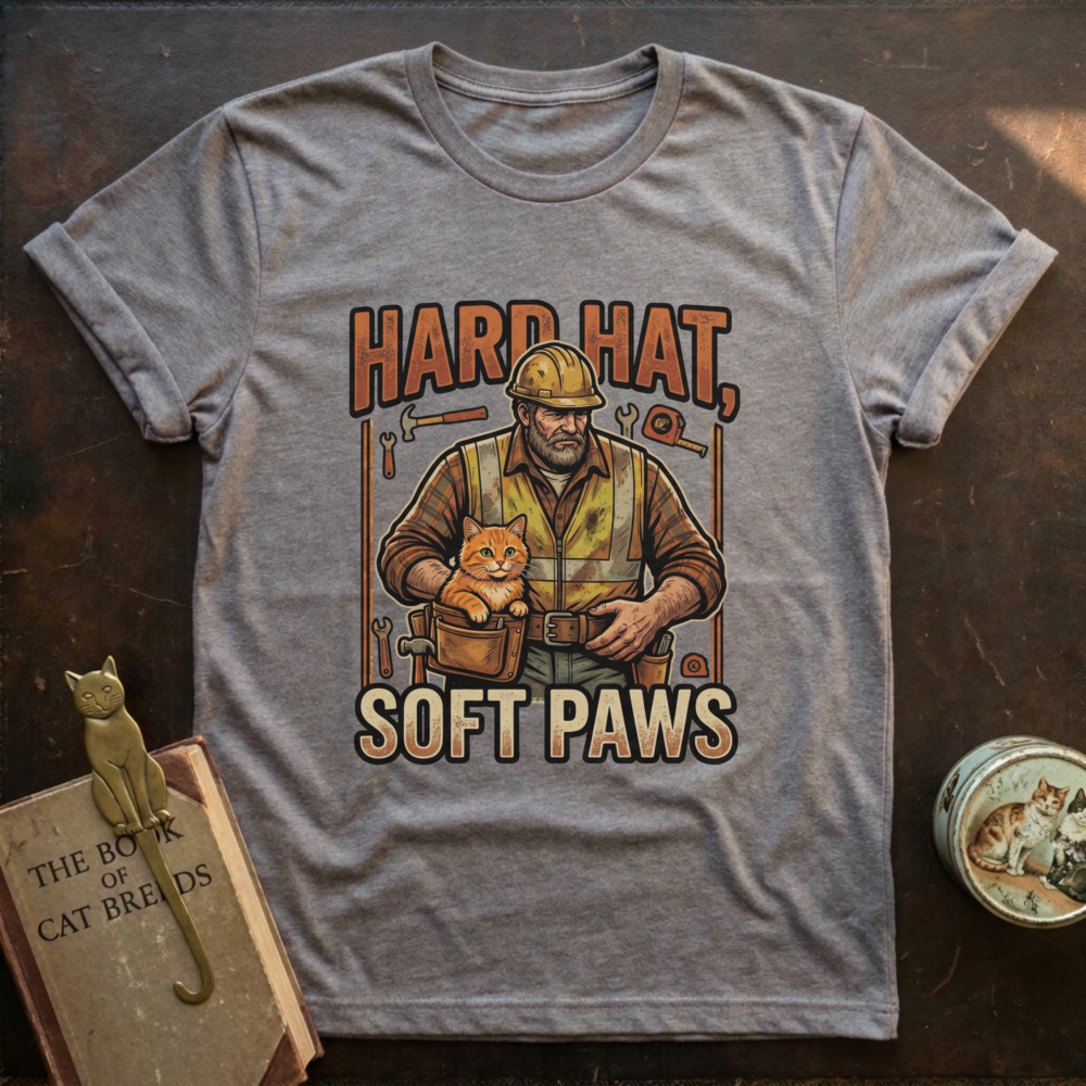 Hard Hat, Soft Paws T-Shirt