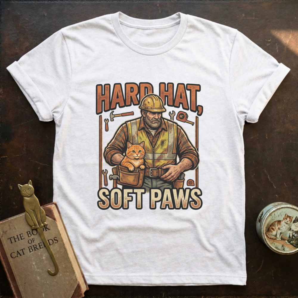 Hard Hat, Soft Paws T-Shirt