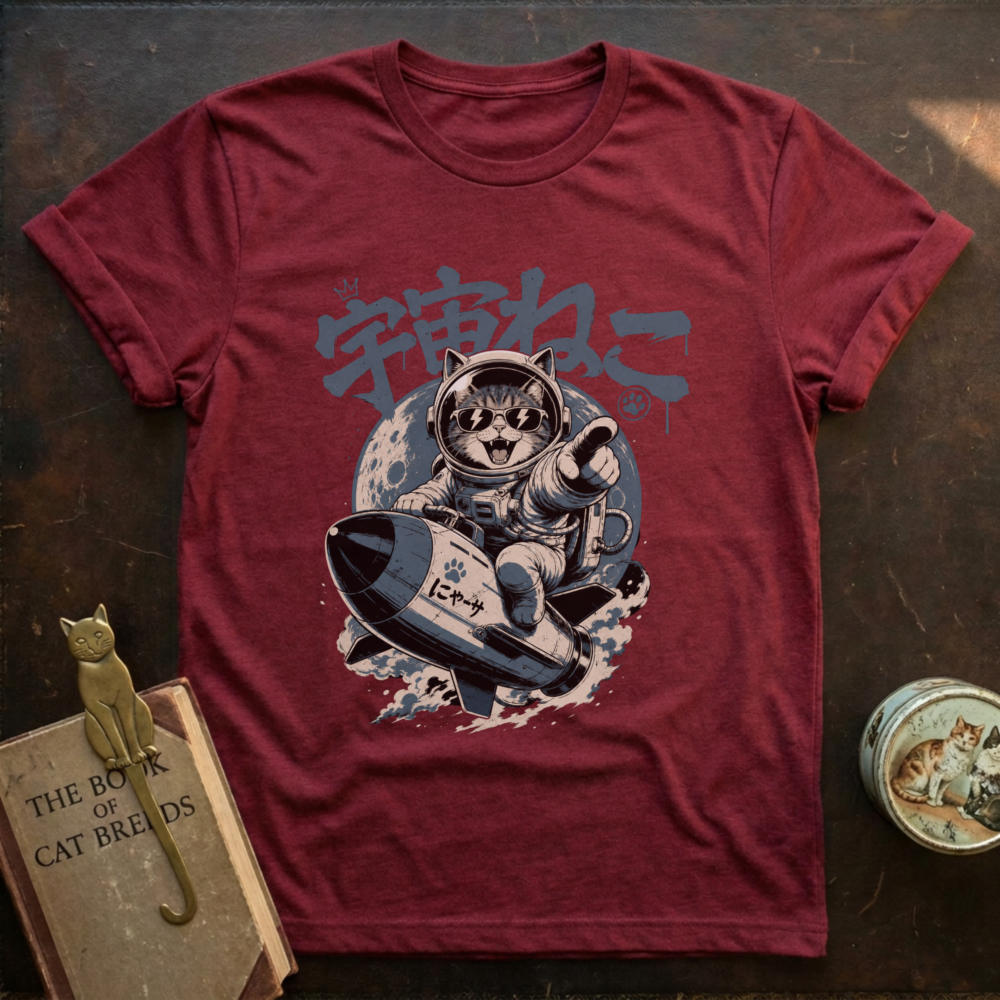 Japanese Space Cat T-Shirt