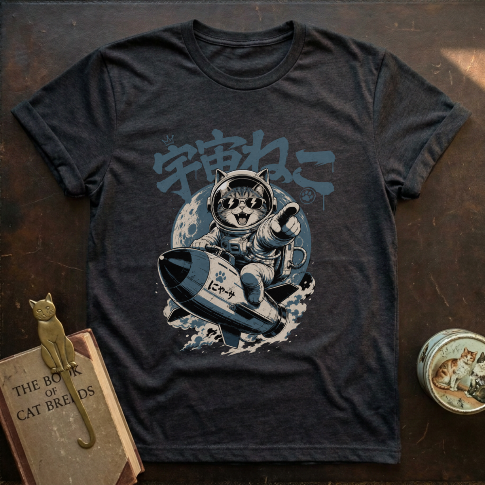 Japanese Space Cat T-Shirt