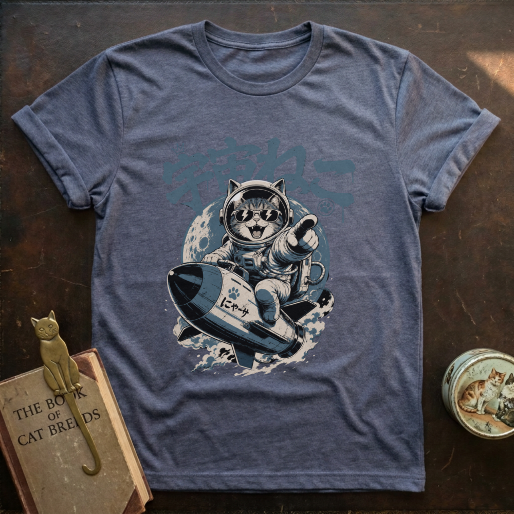 Japanese Space Cat T-Shirt