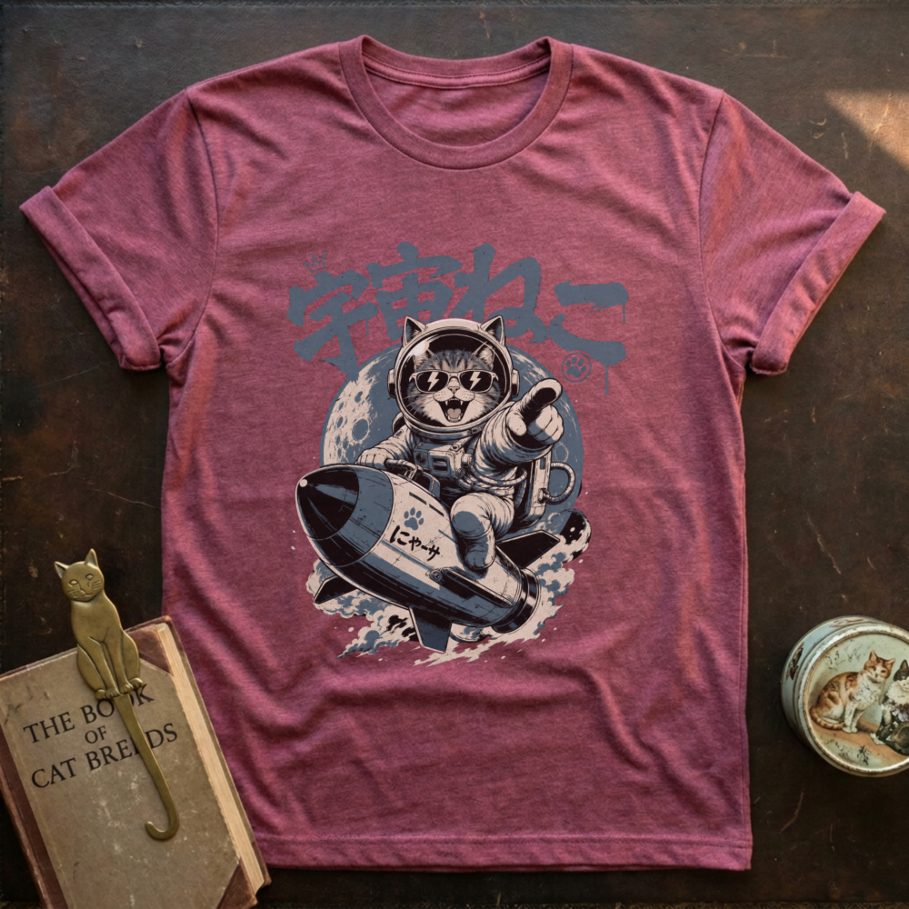 Japanese Space Cat T-Shirt