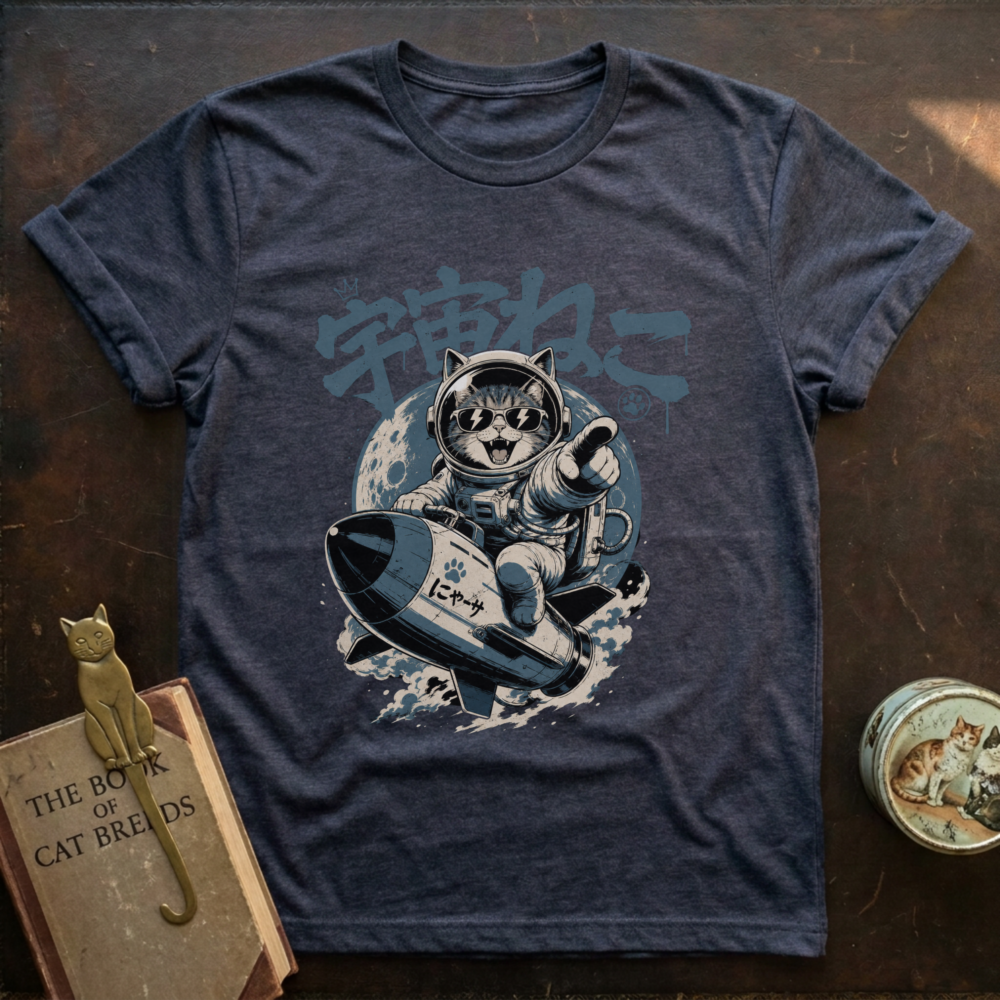 Japanese Space Cat T-Shirt