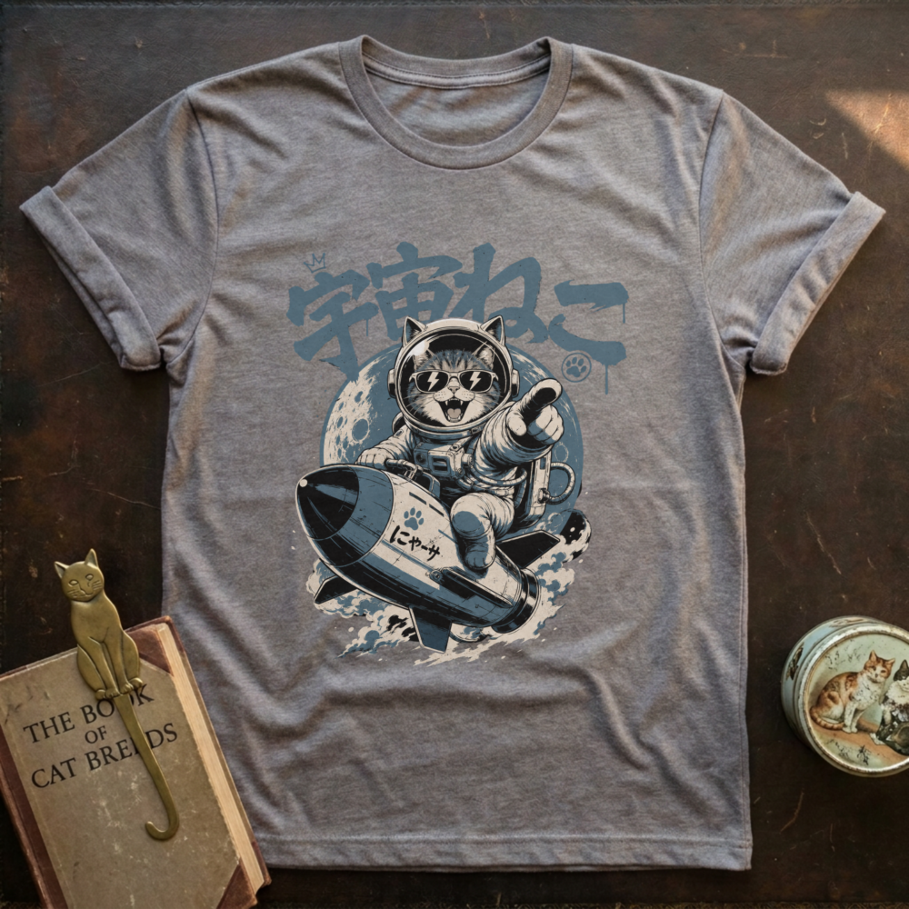 Japanese Space Cat T-Shirt