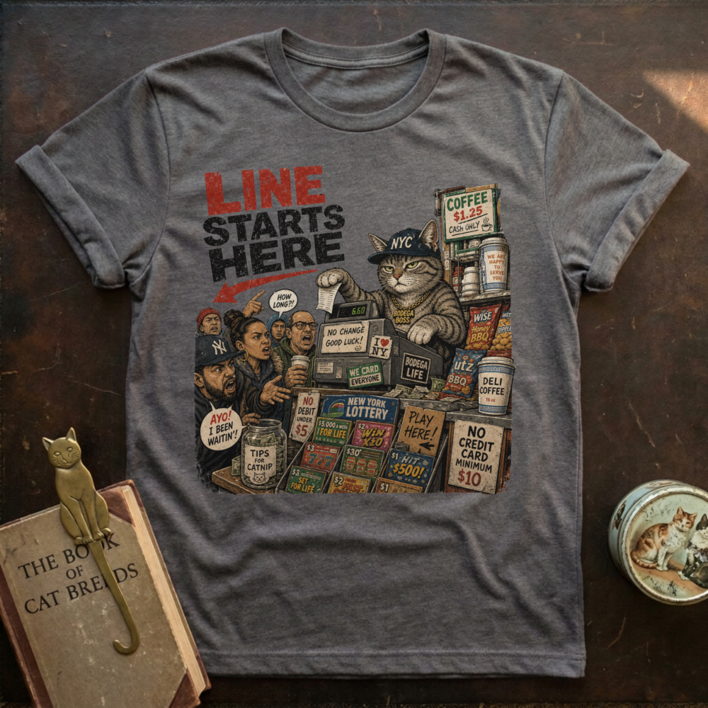 Line Starts Here T-Shirt
