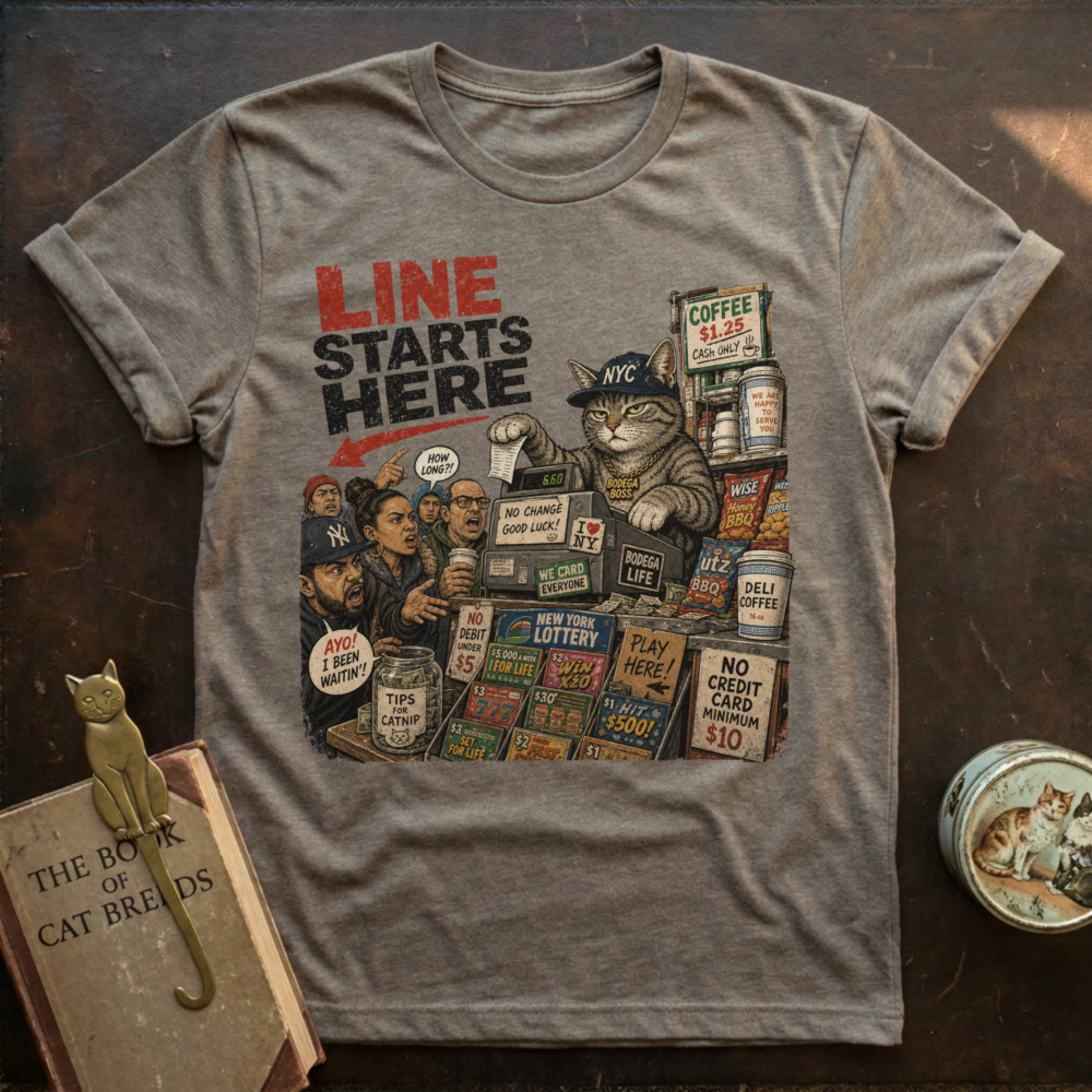 Line Starts Here T-Shirt