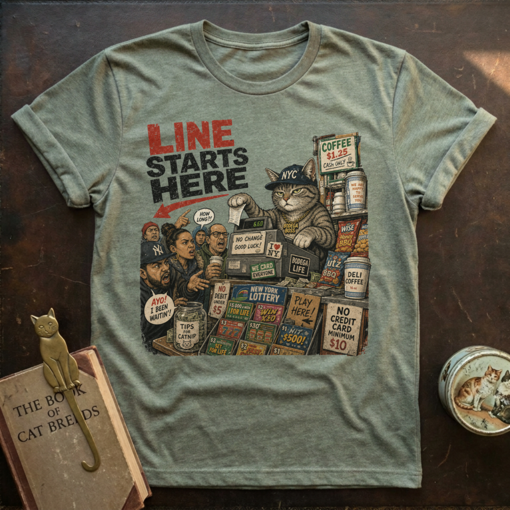 Line Starts Here T-Shirt