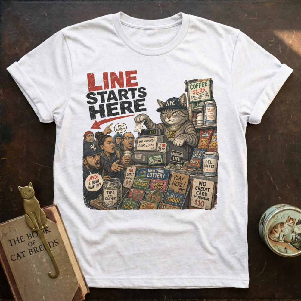 Line Starts Here T-Shirt