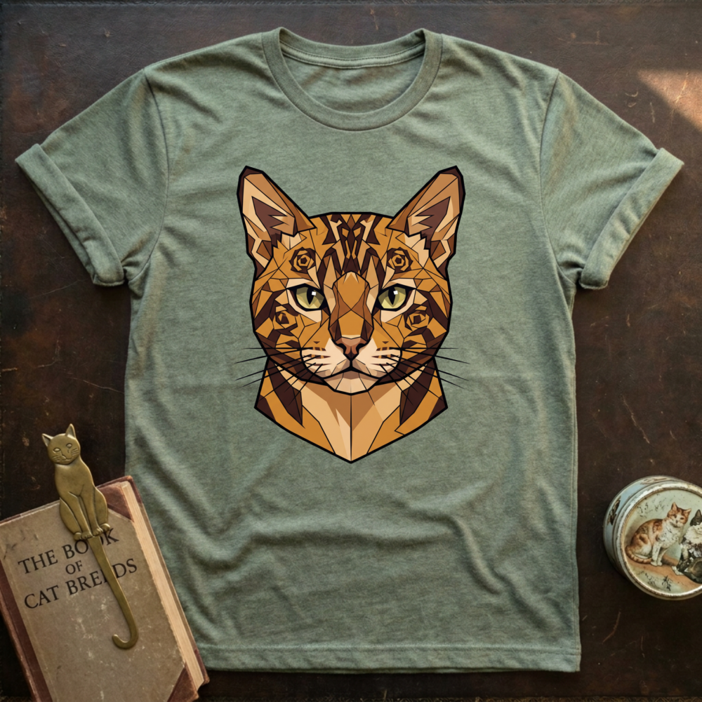 Low Poly Bengal T-shirt
