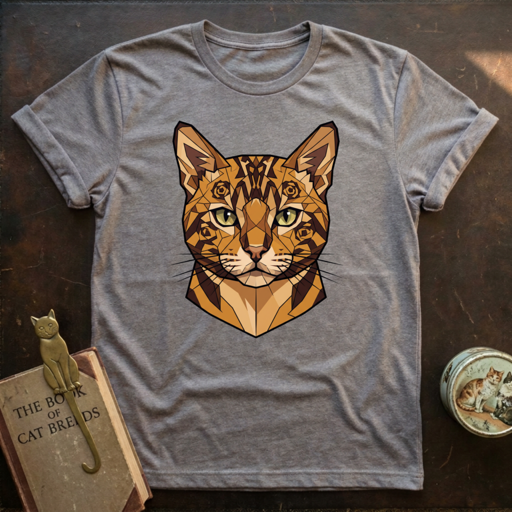 Low Poly Bengal T-shirt