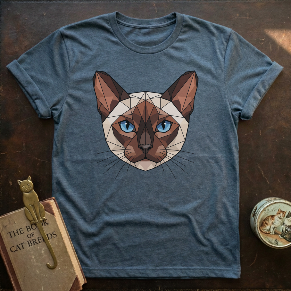 Low Poly Siamese T-shirt