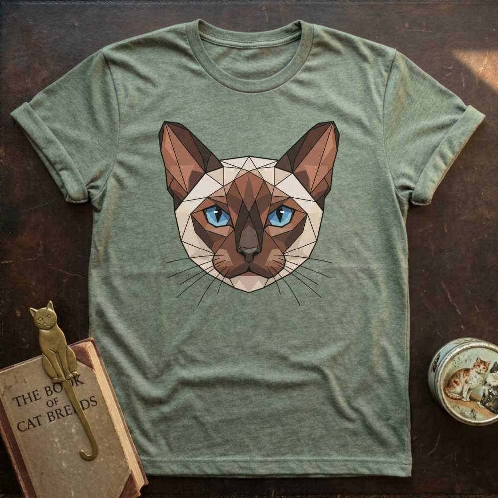 Low Poly Siamese T-shirt