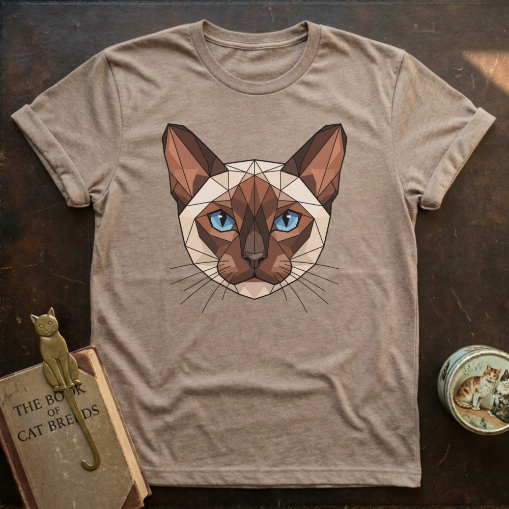 Low Poly Siamese T-shirt