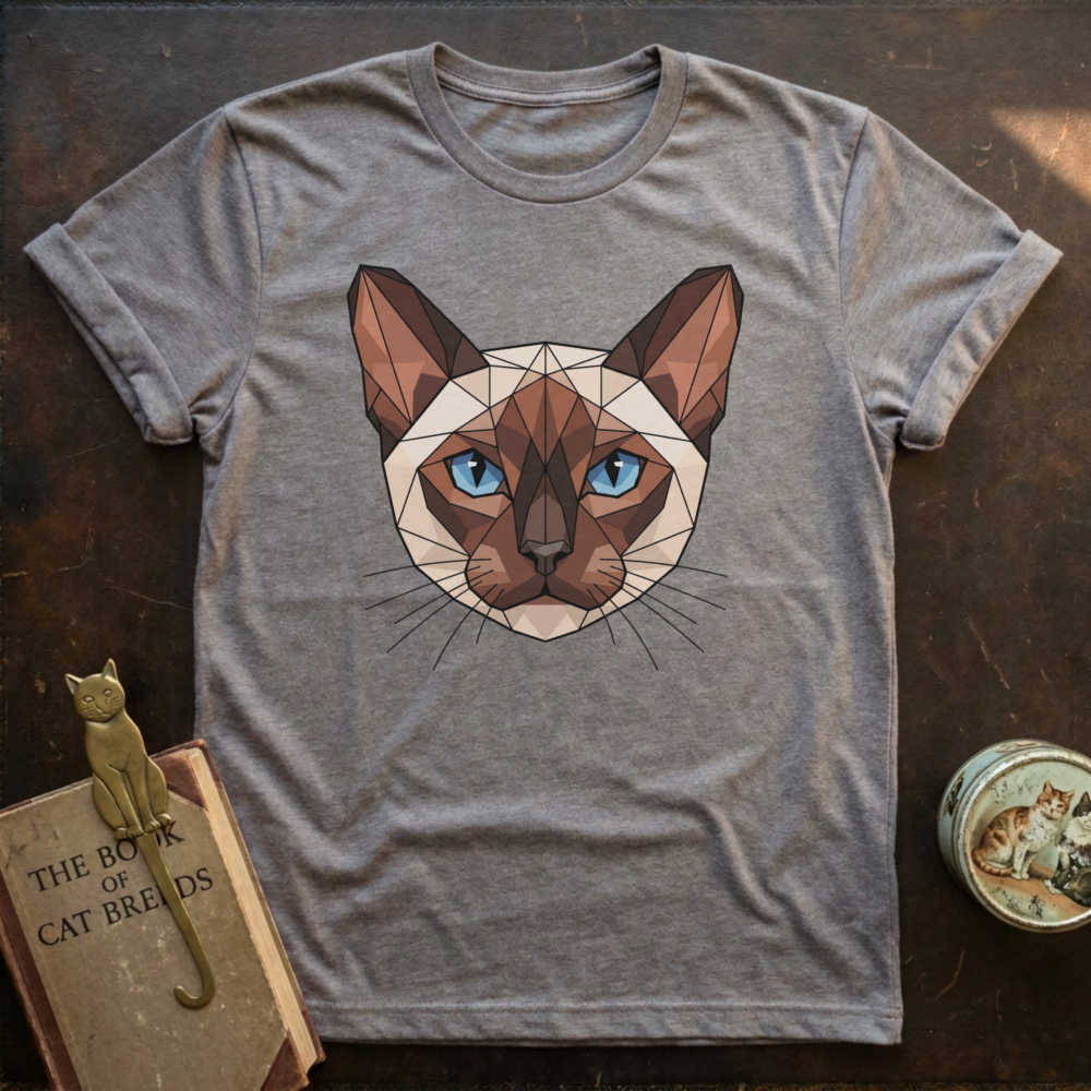 Low Poly Siamese T-shirt