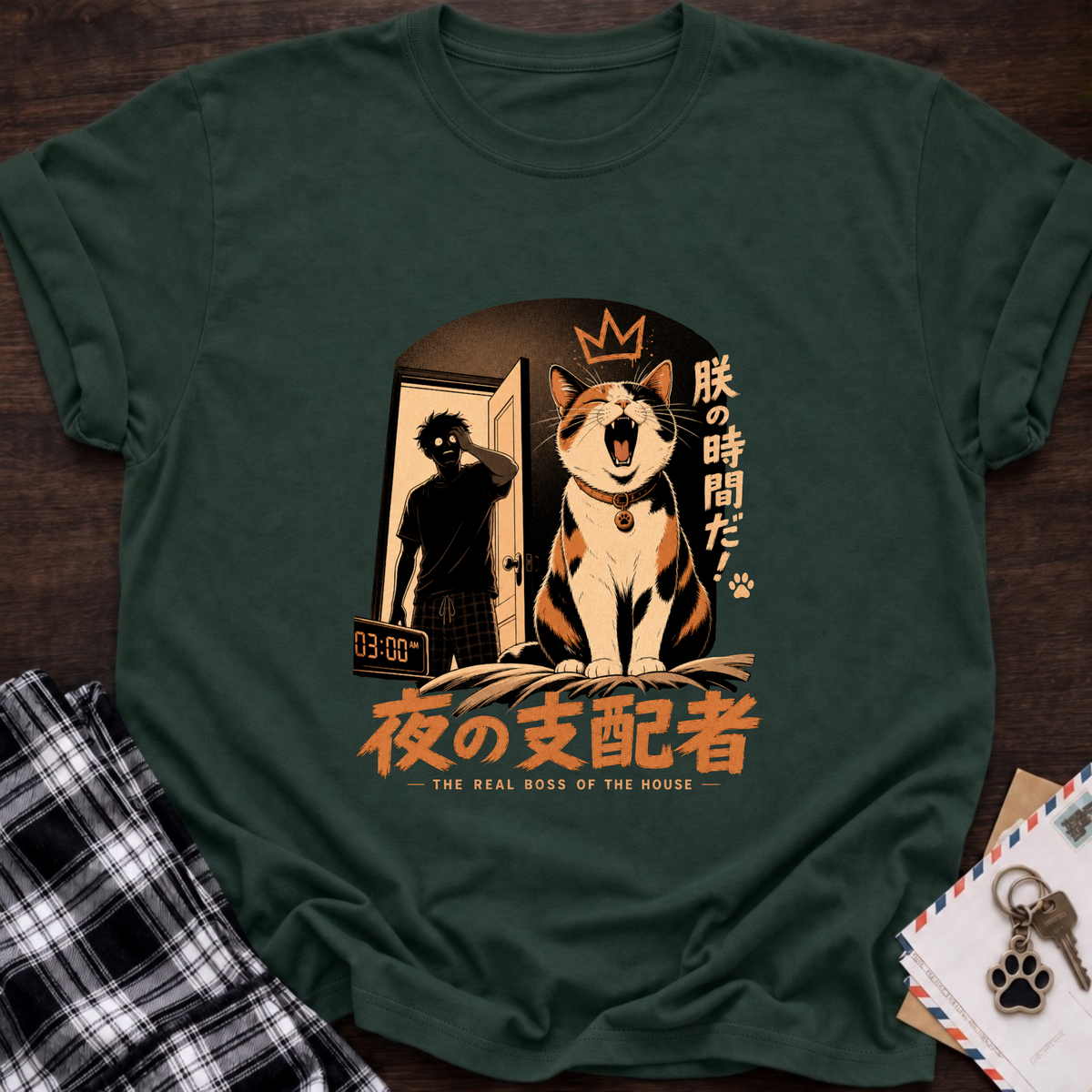 3AM Cat Alarm T-Shirt