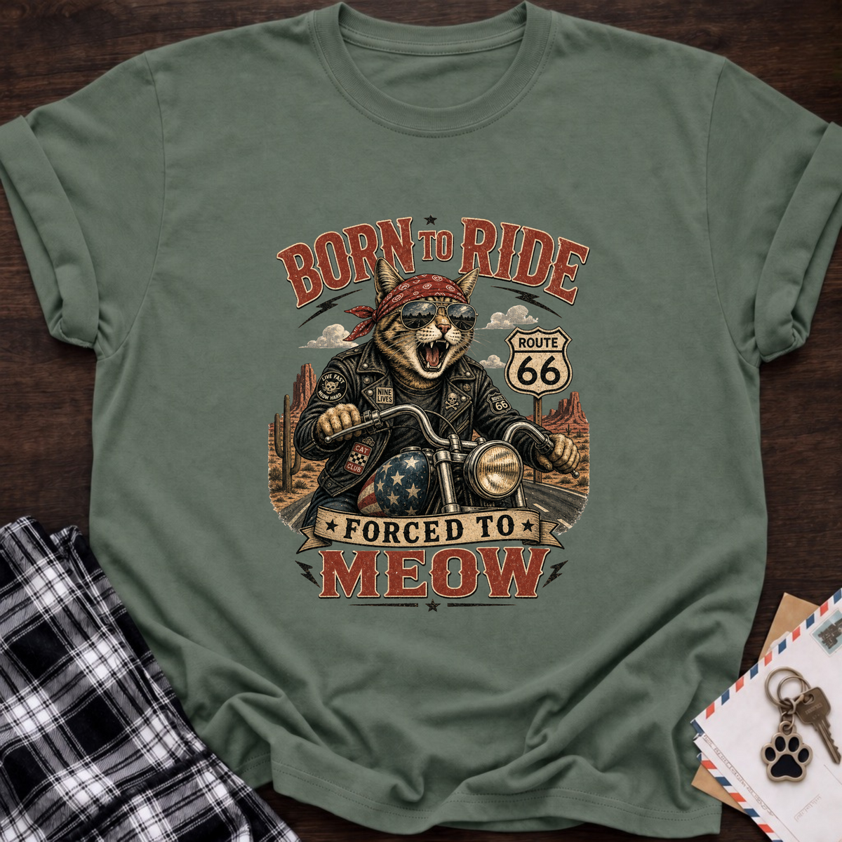 Forced To Meow T-Shirt